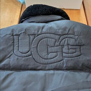 UGG Black DOWN FILLED Puffer Vest